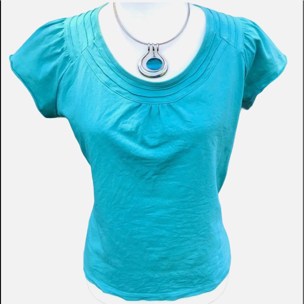 🍍Relativity teal colored top Size: P Large